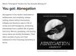 Divergent Abnegation